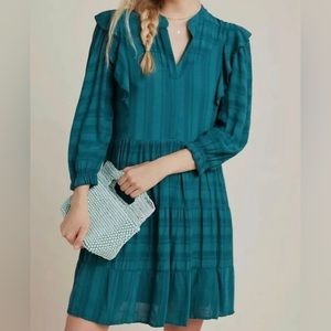 Anthropologie - Amadi Green Dress